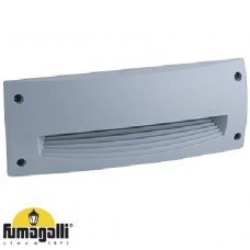 Φωτιστικό Χωνευτό Ορθογώνιο με ντουί Ε27 Ρητίνης Γκρι IP66 Fumagalli Leti 300 VP